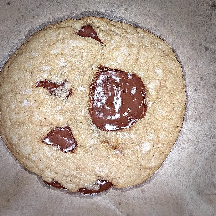 A Willow Bakery classic chocolate chip cookie